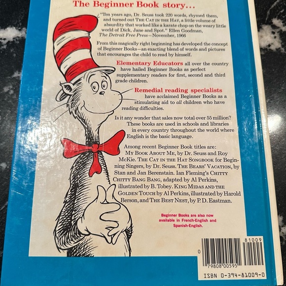 1stEdition/Collector 1964 Dr Seuss”The Cat in the Hat “Beginner Book,Dictionary” - Picture 8 of 8